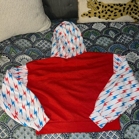 Aviator Nation - Fourth of July Relaxed Crop Pull Over Hoodie 🇺🇸 - Picture 6 of 9